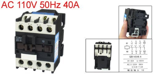 110V Coil Motor Controler AC contactor 3 Pole NO N / S 660V 15KW CJX2-2510
