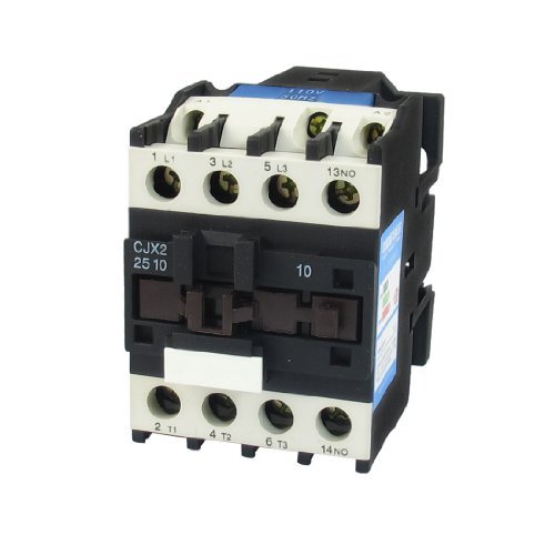 110V Coil Motor Controler AC contactor 3 Pole NO N / S 660V 15KW CJX2-2510