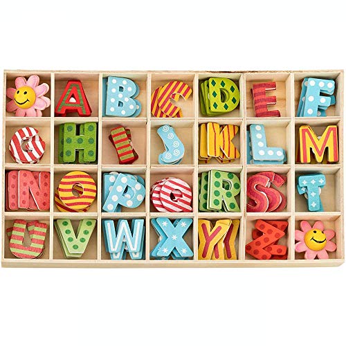 112 letras madera natural letras de rompecabezas de madera de la A a la Z, 26 Alfabeto Madera, adecuado para la decoración del hogar de bricolaje la escuela 112 letras madera natural letras de rompecabezas de madera de la A a la Z, 26 Alfabeto Madera, adecuado para la decoración del hogar de bricolaje la escuela