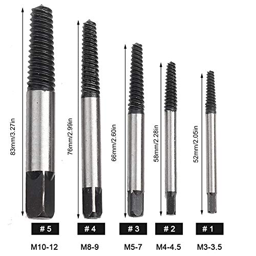 11pcs Juego de Extractor de Tornillos Rotos Extractores de Pernos Da?ados con Brocas Marco de Soporte 11pcs Juego de Extractor de Tornillos Rotos Extractores de Pernos Da?ados con Brocas Marco de Soporte