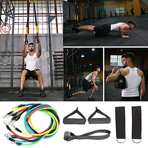 11PCS / Set Bandas de resistencia de látex Crossfit Training Ejercicio Tubos de yoga Cuerda de tracción Expansor de goma Bandas elásticas para deportes al aire libre en interiores Entrenamiento físico 11PCS / Set Bandas de resistencia de látex Crossfit Training Ejercicio Tubos de yoga Cuerda de tracción Expansor de goma Bandas elásticas para deportes al aire libre en interiores Entrenamiento físico