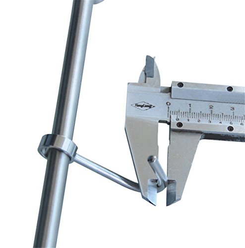 12 ganchos para barra de utensilios de cocina. De acero inoxidable 12 ganchos para barra de utensilios de cocina. De acero inoxidable