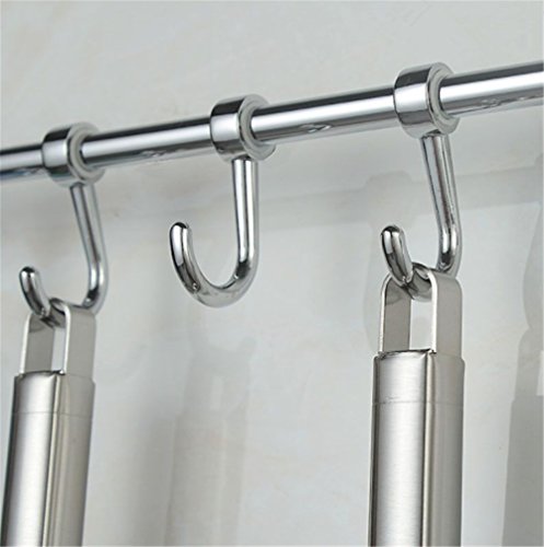 12 ganchos para barra de utensilios de cocina. De acero inoxidable 12 ganchos para barra de utensilios de cocina. De acero inoxidable