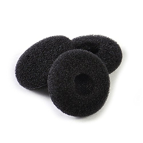 12 par (24 Piezas) Espuma Almohadillas Auriculares de Repuesto Esponja Fundas para Auricular (Negro) 12 par (24 Piezas) Espuma Almohadillas Auriculares de Repuesto Esponja Fundas para Auricular (Negro)