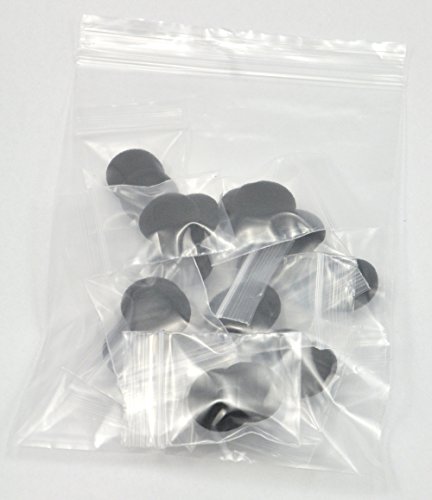 12 par (24 Piezas) Espuma Almohadillas Auriculares de Repuesto Esponja Fundas para Auricular (Negro)