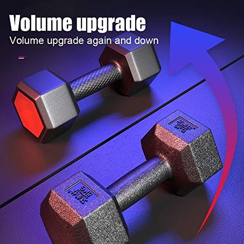 12KG Un par de Mancuernas, Mancuernas Deportes Hexágono Conjunto, Gimnasio Hexagonal con Mancuernas Set, Levantamiento de Pesas en casa Ejercicio XZZ 12KG Un par de Mancuernas, Mancuernas Deportes Hexágono Conjunto, Gimnasio Hexagonal con Mancuernas Set, Levantamiento de Pesas en casa Ejercicio XZZ