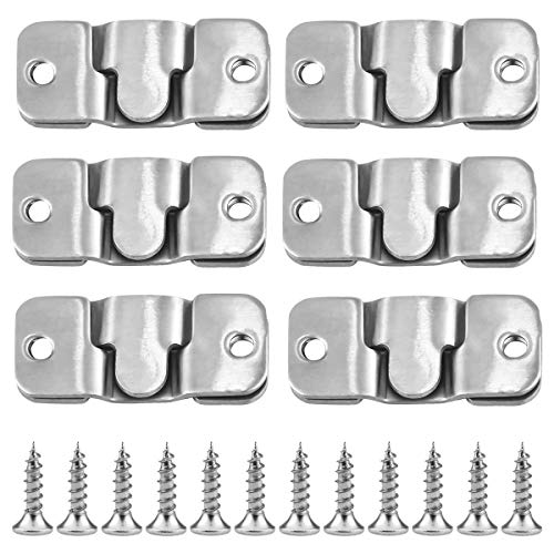 12pcs Colgar Cuadros, 45x20mm inoxidable Acero Pared Soporte de imagen,Oculto Enclavamiento Hebilla,Clip Z Enclavamiento Muebles Conector para Colgar y Marcos de Fotos Espejo 12pcs Colgar Cuadros, 45x20mm inoxidable Acero Pared Soporte de imagen,Oculto Enclavamiento Hebilla,Clip Z Enclavamiento Muebles Conector para Colgar y Marcos de Fotos Espejo