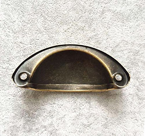 12pcs Pomos Vintage Puerta Retro Hierro Muebles Cocina Armario Cajón Tire Tiradores y Pomos con Forma de Media Luna con Tornillos - 8,2 cmx3.5 cm Bronce 12pcs Pomos Vintage Puerta Retro Hierro Muebles Cocina Armario Cajón Tire Tiradores y Pomos con Forma de Media Luna con Tornillos - 8,2 cmx3.5 cm Bronce