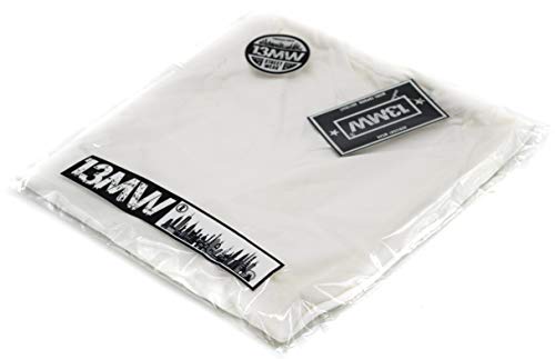 13MW Camiseta Térmica Profesional | Hombre | Tejido Reforzado | Transpirable (Blanco, M-L)