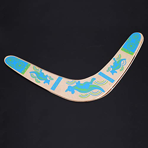 143 Boomerang, patrón de Canguro Boomerang de Retorno de Madera en Forma de V, Juegos al Aire Libre, Juguete Deportivo, Jugar con Amigos de la Familia, Material ecológico no tóxico