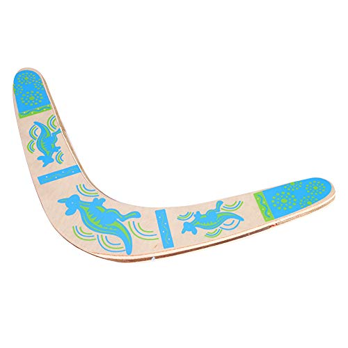 143 Boomerang, patrón de Canguro Boomerang de Retorno de Madera en Forma de V, Juegos al Aire Libre, Juguete Deportivo, Jugar con Amigos de la Familia, Material ecológico no tóxico