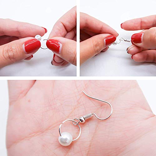 1500 Piezas Anillas Abiertas Anillas de Salto Accesorios de Fabricación de Bisutería para Collar Gargantilla Pulsera(Plateado) 4/5/6/7/8/10mm de diámetro, con una caja de plástico para llavero 1500 Piezas Anillas Abiertas Anillas de Salto Accesorios de Fabricación de Bisutería para Collar Gargantilla Pulsera(Plateado) 4/5/6/7/8/10mm de diámetro, con una caja de plástico para llavero