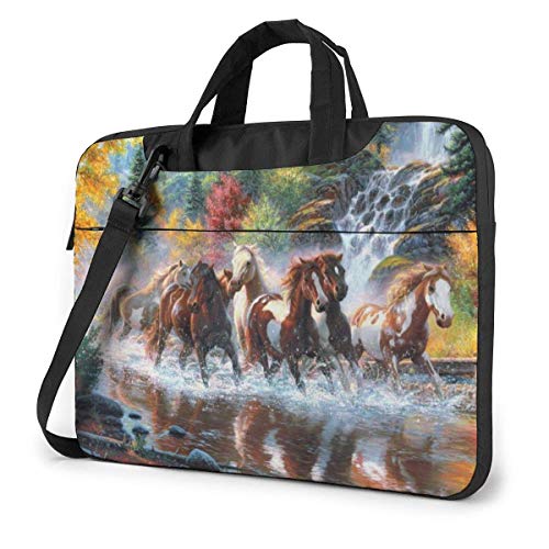 15.6″Durable Hombro Mensajero Bolsa maletín PC Caballos de EE. UU. Moda Impermeable Ordenador Portátil/portátil/Tablets 15.6″Durable Hombro Mensajero Bolsa maletín PC Caballos de EE. UU. Moda Impermeable Ordenador Portátil/portátil/Tablets