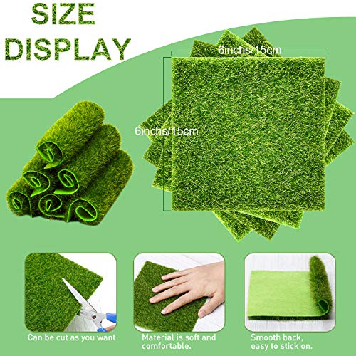 16 Piezas Césped Artificial de Hadas Césped de Jardín Realista Adorno en Miniatura Accesorios de Hadas de Jardín Musgo de Simulación de Bricolaje para Decoración de Casa de Muñecas 16 Piezas Césped Artificial de Hadas Césped de Jardín Realista Adorno en Miniatura Accesorios de Hadas de Jardín Musgo de Simulación de Bricolaje para Decoración de Casa de Muñecas