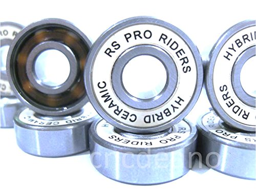 16 x en céramique 627 2Rs Abec 9 (7 x 22 x 7 mm) Inline Skate Roller Derby de hockey de roulement de roue