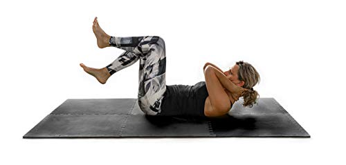 16 x Negro Colchonetas, Suelo para Gimnasio, EVA Puzzle 60cm x 60cm x12mm con Reverso Antideslizante, Certificacion Libre De Toxicos 16 x Negro Colchonetas, Suelo para Gimnasio, EVA Puzzle 60cm x 60cm x12mm con Reverso Antideslizante, Certificacion Libre De Toxicos