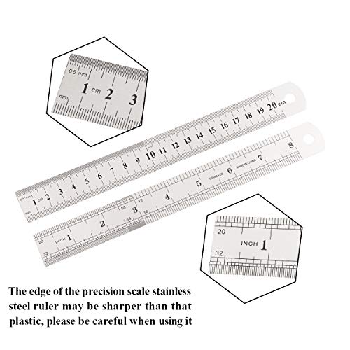 18 Piezas Juego de Herramientas de Deshierbe de Vinilo de Precision de Acero Inoxidable Herramientas Cricut Incluyendo Tijera, Pinzas, Escardadores, Raspador, Espatula, Raspadora