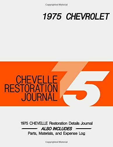 1975 CHEVELLE - Restoration Journal - Laguna Type S-3 | Malibu Classic: Document the progress of your car's restoration. Keep track of parts purchases ... out in separate sections for quick reference