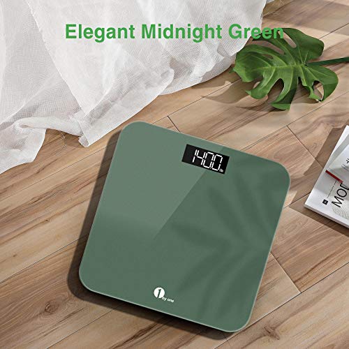 1byone Vasculas de Peso, Bascula de Baño, Balanza Peso Corporal, Pesos de Baño digital, Cinta Métrica Corporal y 2 Baterías, 180kg/400lb, Exportar datos como Excel-Verde medianoche 1byone Vasculas de Peso, Bascula de Baño, Balanza Peso Corporal, Pesos de Baño digital, Cinta Métrica Corporal y 2 Baterías, 180kg/400lb, Exportar datos como Excel-Verde medianoche