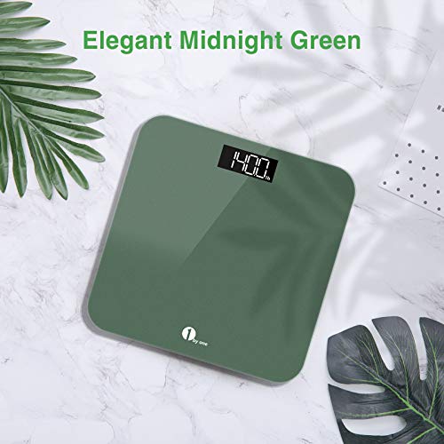 1byone Vasculas de Peso, Bascula de Baño, Balanza Peso Corporal, Pesos de Baño digital, Cinta Métrica Corporal y 2 Baterías, 180kg/400lb, Exportar datos como Excel-Verde medianoche 1byone Vasculas de Peso, Bascula de Baño, Balanza Peso Corporal, Pesos de Baño digital, Cinta Métrica Corporal y 2 Baterías, 180kg/400lb, Exportar datos como Excel-Verde medianoche