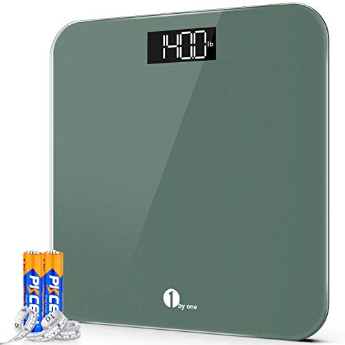1byone Vasculas de Peso, Bascula de Baño, Balanza Peso Corporal, Pesos de Baño digital, Cinta Métrica Corporal y 2 Baterías, 180kg/400lb, Exportar datos como Excel-Verde medianoche 1byone Vasculas de Peso, Bascula de Baño, Balanza Peso Corporal, Pesos de Baño digital, Cinta Métrica Corporal y 2 Baterías, 180kg/400lb, Exportar datos como Excel-Verde medianoche