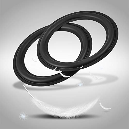 2 anillos de goma perforados con borde de espuma para altavoces o bricolaje (8 pulgadas) 2 anillos de goma perforados con borde de espuma para altavoces o bricolaje (8 pulgadas)