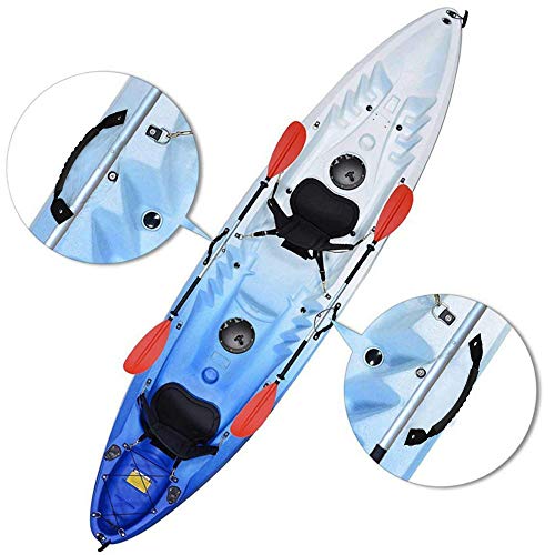 2 asas de transporte Pcs kayak con mangos antideslizantes de Groove PVC de nylon de kayak kayaks para Maletas Maletas a motor Barco de la manija de reemplazo Accesorios para herramientas