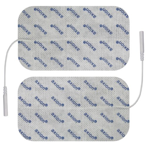 2 Electrodos extra grandes de 12x7 cm - para su aparato TENS EMS electroestimulador - axion 2 Electrodos extra grandes de 12x7 cm - para su aparato TENS EMS electroestimulador - axion