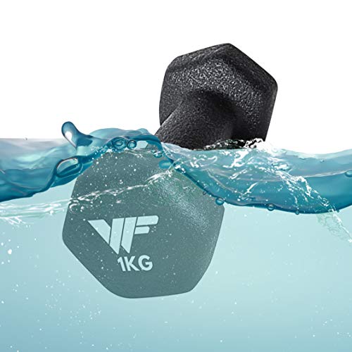 2 Mancuernas Neopreno 1KG | Entrenamiento en casa | Resistentes Agua 2 Mancuernas Neopreno 1KG | Entrenamiento en casa | Resistentes Agua