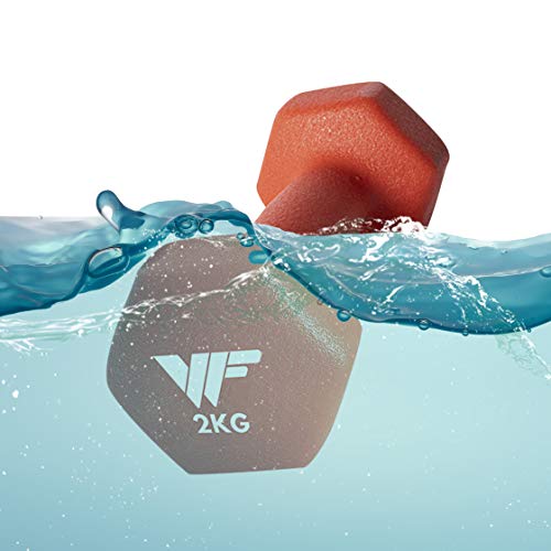 2 Mancuernas Neopreno 2KG | Entrenamiento en casa | Resistentes al Agua 2 Mancuernas Neopreno 2KG | Entrenamiento en casa | Resistentes al Agua