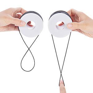 2 mm 25m Cordón Elástico Hilo de Nylon de Rebordear Tela Hilo para Cuentas Pelo y Manualidad(2 mm, Negro) goma 601 (blanco(2mm)) 2 mm 25m Cordón Elástico Hilo de Nylon de Rebordear Tela Hilo para Cuentas Pelo y Manualidad(2 mm, Negro) goma 601 (blanco(2mm))