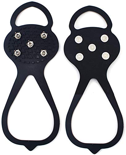 2 Pares de Pinchos de Agarre Antideslizantes universales, Pinchos de Zapatos de Escalada en Hielo y Nieve Antideslizantes, Tacos de tracción para Pinzas de Hielo C Adult Models 2 Pares de Pinchos de Agarre Antideslizantes universales, Pinchos de Zapatos de Escalada en Hielo y Nieve Antideslizantes, Tacos de tracción para Pinzas de Hielo C Adult Models
