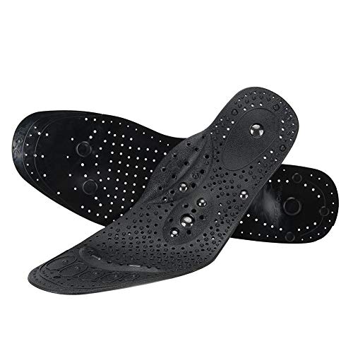 2 pares de plantillas de imán unisex Masaje transpirable para la suela del pie Almohadilla para los pies (L) Absorción de choque Alivio del dolor Fascitis plantar Plantillas con imán 2 pares de plantillas de imán unisex Masaje transpirable para la suela del pie Almohadilla para los pies (L) Absorción de choque Alivio del dolor Fascitis plantar Plantillas con imán