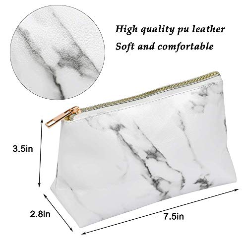 2 PiezaBolsa de Maquillaje de Mármol, Bolsa de Cosméticos, Bolsa de Almacenamiento de Viaje, Bolso Portátil del Lavado del Viaje, Bolso cosmético de la PU Gran Capacidad del almacenaje 2 PiezaBolsa de Maquillaje de Mármol, Bolsa de Cosméticos, Bolsa de Almacenamiento de Viaje, Bolso Portátil del Lavado del Viaje, Bolso cosmético de la PU Gran Capacidad del almacenaje