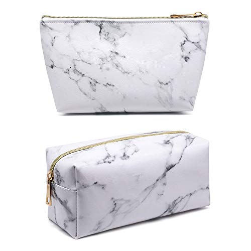 2 PiezaBolsa de Maquillaje de Mármol, Bolsa de Cosméticos, Bolsa de Almacenamiento de Viaje, Bolso Portátil del Lavado del Viaje, Bolso cosmético de la PU Gran Capacidad del almacenaje 2 PiezaBolsa de Maquillaje de Mármol, Bolsa de Cosméticos, Bolsa de Almacenamiento de Viaje, Bolso Portátil del Lavado del Viaje, Bolso cosmético de la PU Gran Capacidad del almacenaje