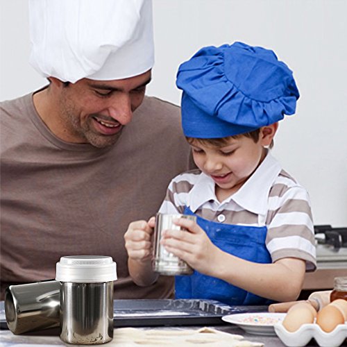 2 piezas Acero inoxidable Dragas y Polvo Criba vibradora con 16 piezas Estampado De Plantillas De Moldes, Senhai sal Pimienta Cacao Canela Poder para la cocina Horneando Cocina 2 piezas Acero inoxidable Dragas y Polvo Criba vibradora con 16 piezas Estampado De Plantillas De Moldes, Senhai sal Pimienta Cacao Canela Poder para la cocina Horneando Cocina