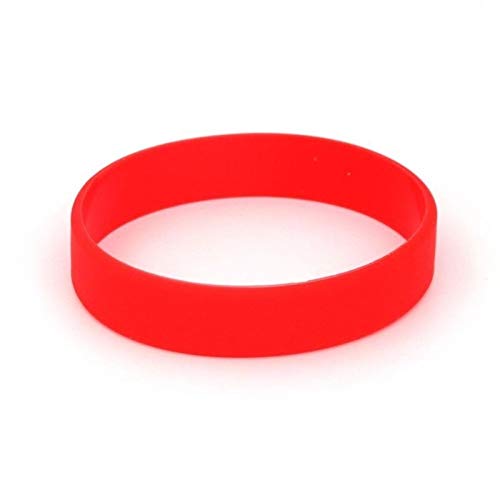 2 Piezas De La Pulsera Roja Negro Blanco De Fitness Pulsera De Los Hombres De Las Mujeres Y Los Niños De Goma De Silicona For La Joyería De Regalo del Hombre Substitute