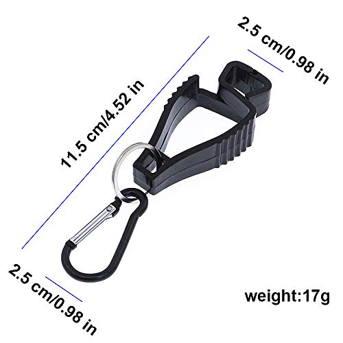 2 piezas Guante Clip,CLIP guante plana,Pinza de seguridad para guantes de trabajo con gancho para guardabarros,abrazadera para abrazaderas,sujetador de pinza de seguridad(Negro) 2 piezas Guante Clip,CLIP guante plana,Pinza de seguridad para guantes de trabajo con gancho para guardabarros,abrazadera para abrazaderas,sujetador de pinza de seguridad(Negro)