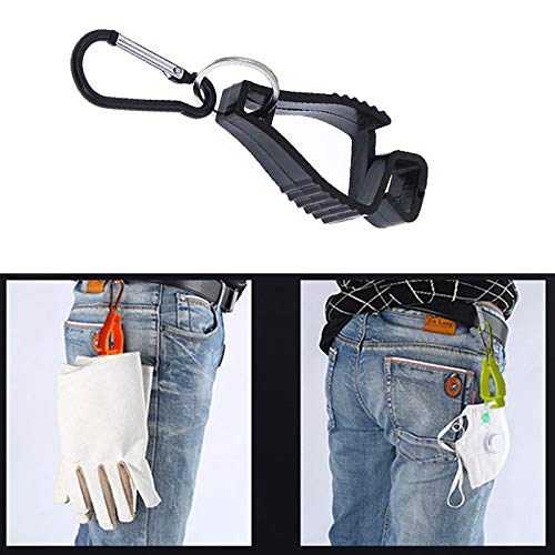 2 piezas Guante Clip,CLIP guante plana,Pinza de seguridad para guantes de trabajo con gancho para guardabarros,abrazadera para abrazaderas,sujetador de pinza de seguridad(Negro) 2 piezas Guante Clip,CLIP guante plana,Pinza de seguridad para guantes de trabajo con gancho para guardabarros,abrazadera para abrazaderas,sujetador de pinza de seguridad(Negro)