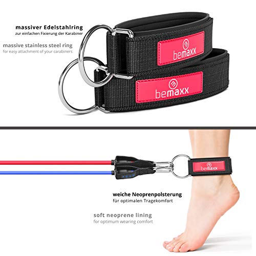 2 Piezas Mango Acolchados + 2 Tobillera, Accesorios para Bandas Elasticas Musculacion, Gomas Resistencia | Ejercicio Fitness Workout Gym Tubos Expansores Entrenamiento de Fuerza, Repuesto Gimnasio 2 Piezas Mango Acolchados + 2 Tobillera, Accesorios para Bandas Elasticas Musculacion, Gomas Resistencia | Ejercicio Fitness Workout Gym Tubos Expansores Entrenamiento de Fuerza, Repuesto Gimnasio