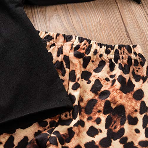 2 Piezas Otoño Invierno Niño Bebé Niños Niñas Manga Larga Acampanada Manga Acampanada Camiseta Tops Campana Pantalones Pantalones Ropa (Negro, 3-4 años) 2 Piezas Otoño Invierno Niño Bebé Niños Niñas Manga Larga Acampanada Manga Acampanada Camiseta Tops Campana Pantalones Pantalones Ropa (Negro, 3-4 años)