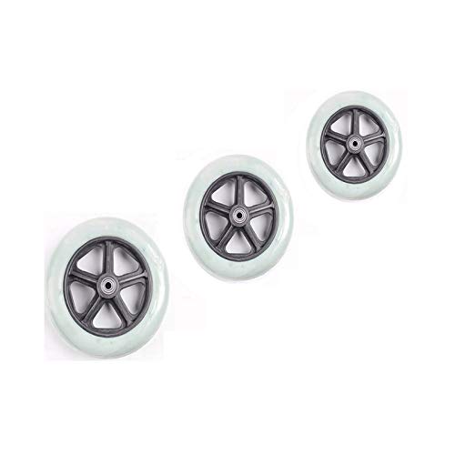 2 Piezas Rueda Delantera Universal para Silla De Ruedas, 6in, 7in, 8in, Accesorios para Sillas De Ruedas Pequeñas Delanteras De Repuesto, Neumático Sólido De Alta Resistencia, Gris 2 Piezas Rueda Delantera Universal para Silla De Ruedas, 6in, 7in, 8in, Accesorios para Sillas De Ruedas Pequeñas Delanteras De Repuesto, Neumático Sólido De Alta Resistencia, Gris