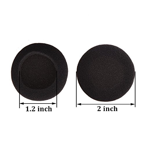2 Pulgadas Almohadilla Auricular Cojines Auriculares para Sony Philips Auriculares, Negro, 5 Pares 2 Pulgadas Almohadilla Auricular Cojines Auriculares para Sony Philips Auriculares, Negro, 5 Pares