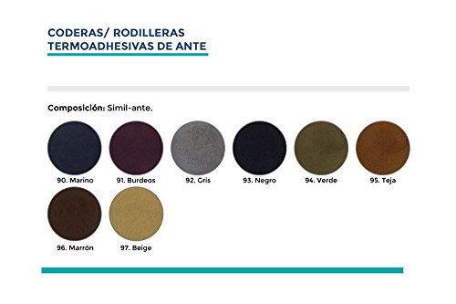 2 rodilleras de Ante color Negro termoadhesivas para planchar. Coderas para proteger tu ropa y reparación de pantalones, chaquetas, jerseys, camisas. 16 x 10 cm. Ref. 93 Negro 2 rodilleras de Ante color Negro termoadhesivas para planchar. Coderas para proteger tu ropa y reparación de pantalones, chaquetas, jerseys, camisas. 16 x 10 cm. Ref. 93 Negro