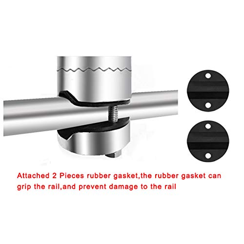 2 Unids Rail Mount SS316 Caña de Pescar Rack Holder Pole Bracket Herramienta de Soporte con Abrazadera en el riel 3/4 a 1 Pulgada Hardware Marino Barco 2 Unids Rail Mount SS316 Caña de Pescar Rack Holder Pole Bracket Herramienta de Soporte con Abrazadera en el riel 3/4 a 1 Pulgada Hardware Marino Barco