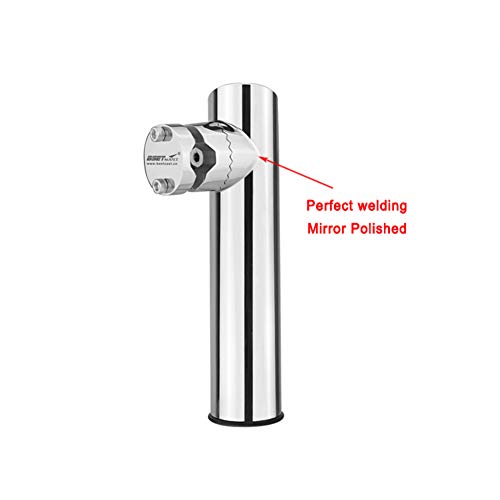 2 Unids Rail Mount SS316 Caña de Pescar Rack Holder Pole Bracket Herramienta de Soporte con Abrazadera en el riel 3/4 a 1 Pulgada Hardware Marino Barco 2 Unids Rail Mount SS316 Caña de Pescar Rack Holder Pole Bracket Herramienta de Soporte con Abrazadera en el riel 3/4 a 1 Pulgada Hardware Marino Barco