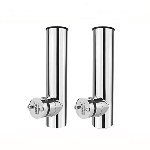 2 Unids Rail Mount SS316 Caña de Pescar Rack Holder Pole Bracket Herramienta de Soporte con Abrazadera en el riel 3/4 a 1 Pulgada Hardware Marino Barco 2 Unids Rail Mount SS316 Caña de Pescar Rack Holder Pole Bracket Herramienta de Soporte con Abrazadera en el riel 3/4 a 1 Pulgada Hardware Marino Barco
