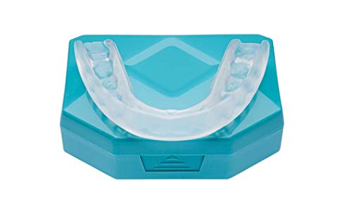 2 x Férula Dental Placa de Descarga Nocturna Protector Bucal para dormir, contro Bruxismo Rechinar los dientes y los Trastornos del ATM