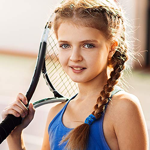 20 Accesorios de Lazos de Pelo de Fútbol o Tenis Cinta Elástica de Cabello Soportes de Cola de Caballo Deportiva Bandas de Cabello sin Arrugas para Mujer Niña Equipo de Fútbol o Tenis (Tenis)