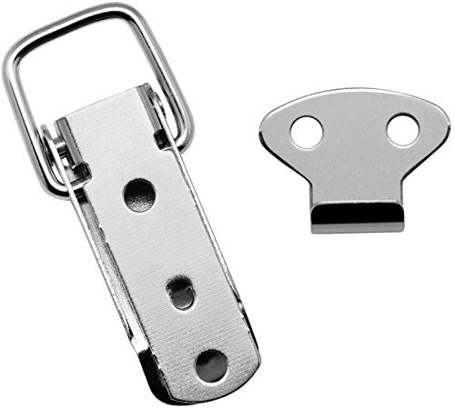 20 Pcs Cierre de Resorte de Acero Inoxidable, Palanca Abrazadera Metal Cierre Pestillo de la Puerta para el Refrigerador, Carga Caja de Palanca, el Tronco y el Armario 20 Pcs Cierre de Resorte de Acero Inoxidable, Palanca Abrazadera Metal Cierre Pestillo de la Puerta para el Refrigerador, Carga Caja de Palanca, el Tronco y el Armario